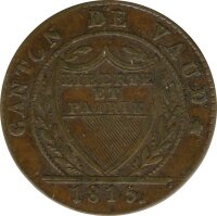 Schweiz 1 Batzen 1815 Kanton Waadt*