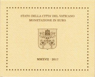 Vatikan KMS 2017 Franziskus verpackt im Folder*