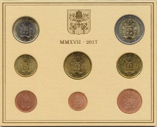 Vatikan KMS 2017 Franziskus verpackt im Folder*