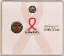 Frankreich 2 Euro 2014 - Welt Aids Tag in Farbe*