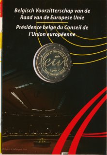 Belgien 2 Euro 2010 - EU Ratspr�sidentschaft CoinCard*