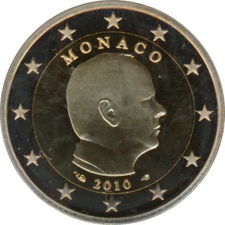 Monaco 2 Euro 2010 PP Albert II*