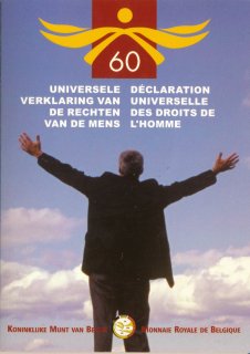 Belgien 2 Euro 2008 - Menschenrechte CoinCard*