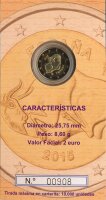 Spanien 2 Euro 2015 - Altamira PP im Folder*