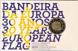Portugal 2 Euro 2015 - Europaflagge PP im Folder*