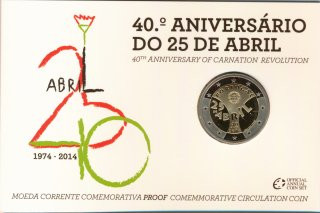 Portugal 2 Euro 2014 - Nelkenrevolution PP im Folder*