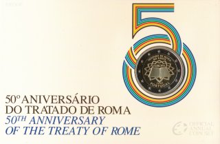 Portugal 2 Euro 2007 - R�mische Vertr�ge PP in Folder*