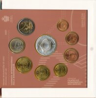 San Marino KMS 2021 stgl. in Folder mit Silber*