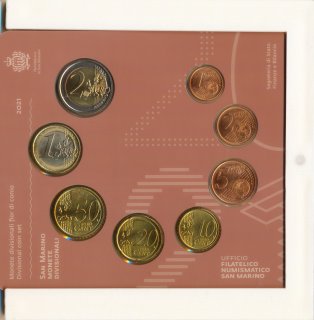 San Marino KMS 2021 stgl. in Folder*