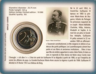 Luxemburg 2 Euro 2012 - William IV in Karte*