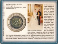 Luxemburg 2 Euro 2012 - Prinzenhochzeit in Karte*