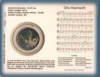 Luxemburg 2 Euro 2013 - Nationalhymne in Karte*