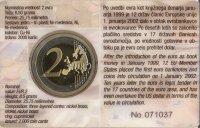Slowenien 2 Euro 2012 -  Einf&uuml;hrung Euro-Bargeld in CoinCard*