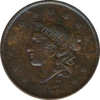 USA 1 Cent 1837 Liberty Head*