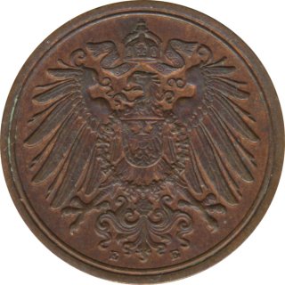 Deutsches Reich 1 Pfennig 1909 E*
