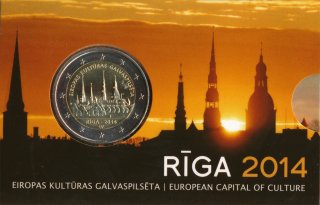 Lettland 2 Euro 2014 - Kulturhauptstadt in CoinCard*