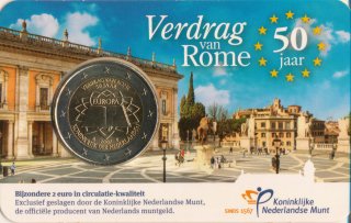 Niederlande 2 Euro 2007 - R�mische Vertr�ge in CoinCard*