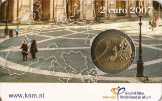 Niederlande 2 Euro 2007 - R�mische Vertr�ge in CoinCard*