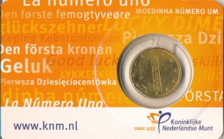 Niederlande 10 Cent 2014 Willem Alexander Farbe in CoinCard*