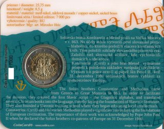 Slowakei 2 Euro - 2013 - Metod CoinCard*