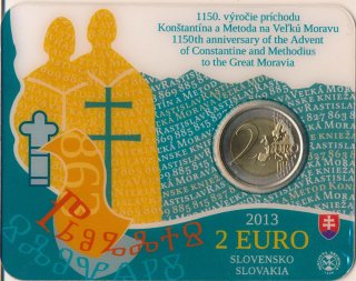 Slowakei 2 Euro - 2013 - Metod CoinCard*