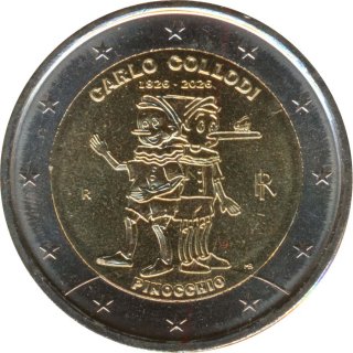 Italien 2 Euro 2026 - Pinocchio
