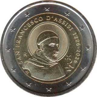 Italien 2 Euro 2026 - Franz von Assisi