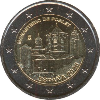 Spanien 2 Euro 2026 - Kloster Poblet