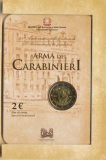 Italien 2 Euro 2014 - Carabinieri im Folder*