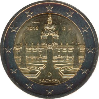Deutschland 2 Euro 2016 - Zwinger ( D )*