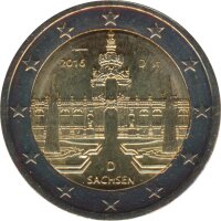 Deutschland 2 Euro 2016 - Zwinger ( D )*