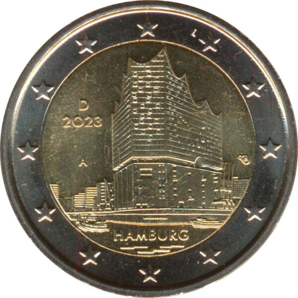 Deutschland 2 Euro 2023 - Elbphilharmonie - ( A )*