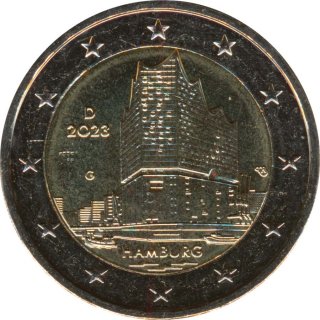 Deutschland 2 Euro 2023 - Elbphilharmonie - ( G )*