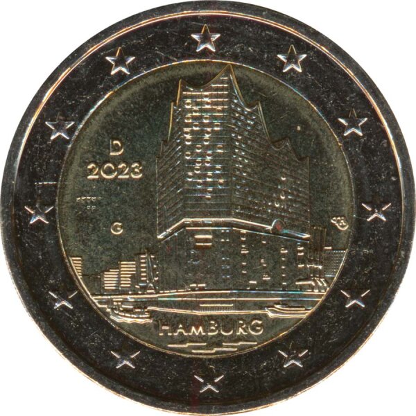 Deutschland 2 Euro 2023 - Elbphilharmonie - ( G )*