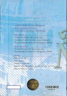 Spanien 2 Euro 2013 - El Escorial in Numisfolder der spanischen Post*