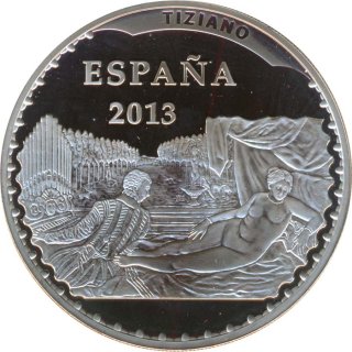Spanien 10 Euro 2013 PP Tiziano Silber*