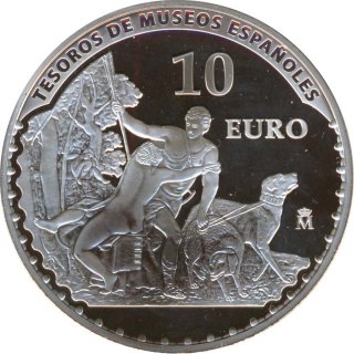 Spanien 10 Euro 2013 PP Tiziano Silber*