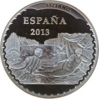 Spanien 10 Euro 2013 PP Tiziano Silber*