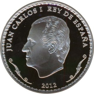 Spanien 10 Euro 2012 PP 300 Jahre Nationalbibliothek Silber*