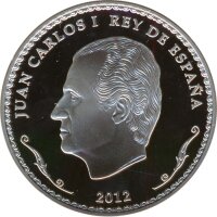 Spanien 10 Euro 2012 PP 300 Jahre Nationalbibliothek Silber*