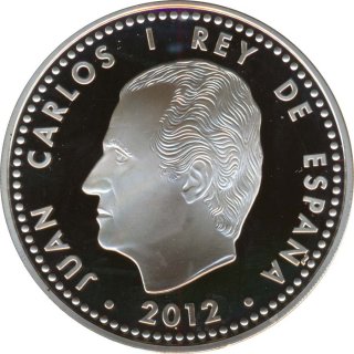 Spanien 10 Euro 2012 PP 200 Jahre Verfassung von Cadiz Silber*
