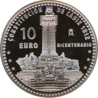 Spanien 10 Euro 2012 PP 200 Jahre Verfassung von Cadiz...
