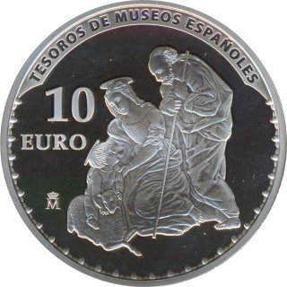 Spanien 10 Euro 2013 PP Rafael Silber*