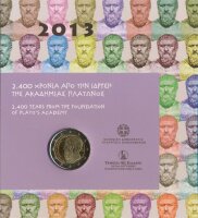 Griechenland 2 Euro 2013 - Plato in CoinCard*