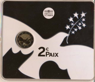 Frankreich 2 Euro 2015 - Europa Frieden in CoinCard*