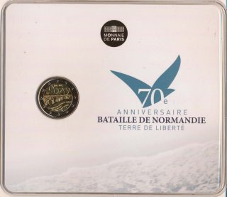 Frankreich 2 Euro 2014 - D-Day in CoinCard*