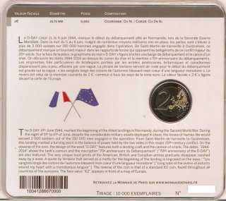 Frankreich 2 Euro 2014 - D-Day in CoinCard*