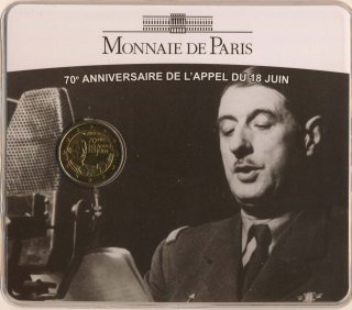 Frankreich 2 Euro 2010 - 18. Juni in CoinCard*