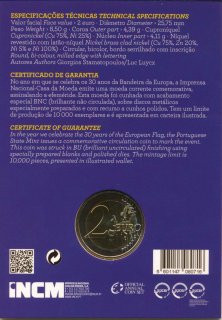 Portugal 2 Euro 2015 - Europaflagge in CoinCard*