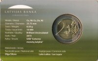 Lettland 2 Euro 2015 - Storch in CoinCard*